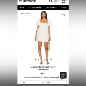 Free people marina mini dress